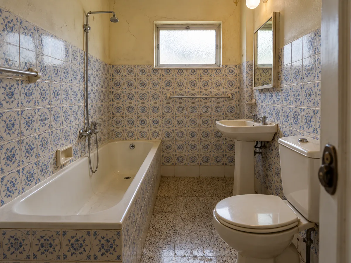 Bathroom upgrade — Before